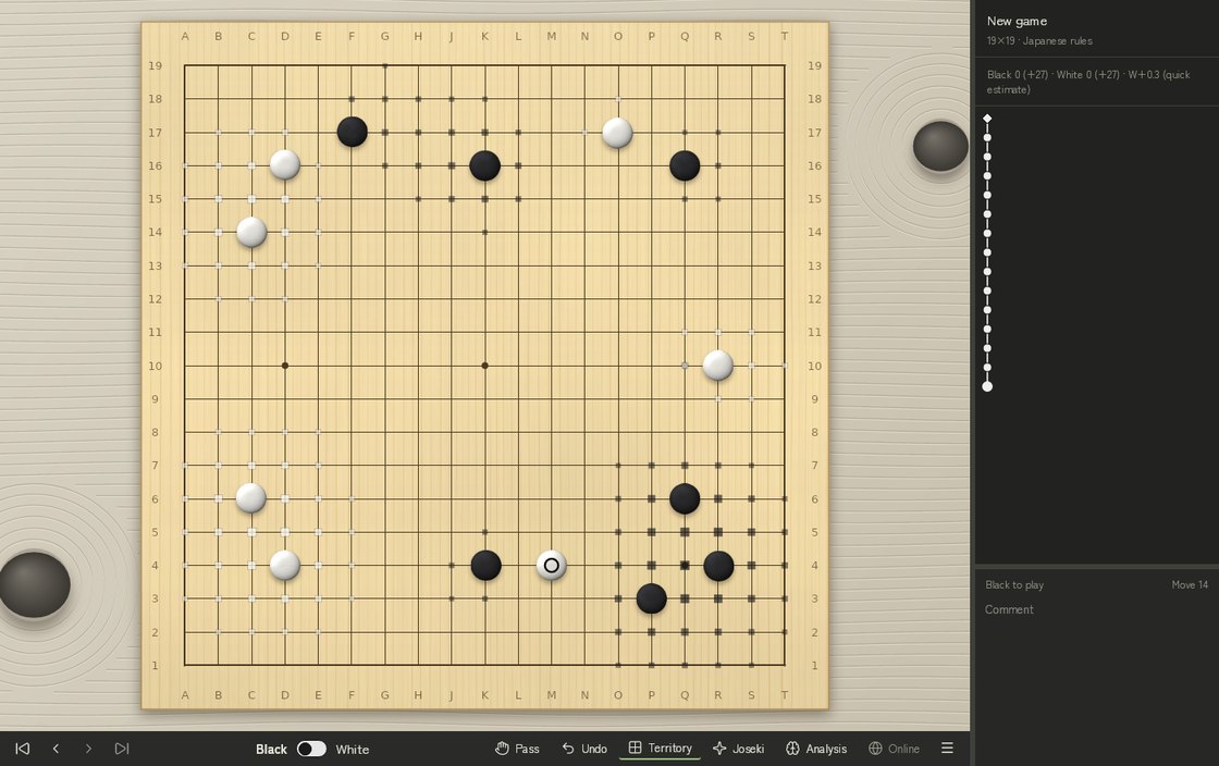 Zen garden theme with territory shown